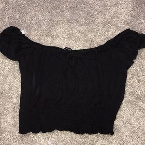 forever 21 off the shoulder crop top